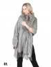 Cashmere Cape W/ Faux Fur and Rhinestones